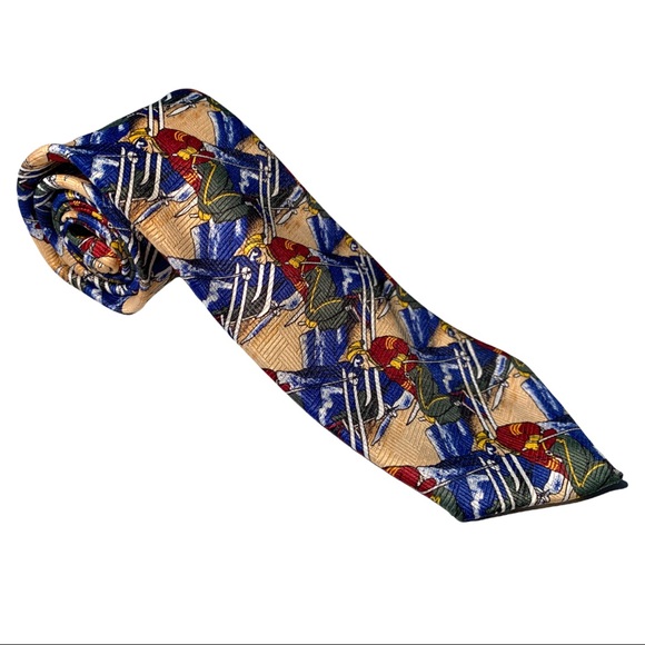 Talbots Kids Jonathan Bennett Downhill Skier Neck Tie - Picture 2 of 4